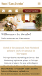 Mobile Screenshot of hotel-zumsteinhof.de
